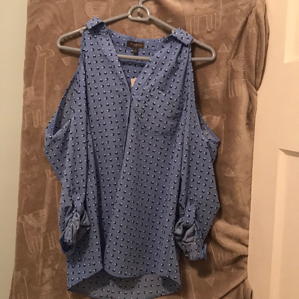 The Limited Cold Shoulder Blouse